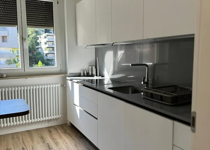 アパート Deluxe - Free Parking ルガーノ